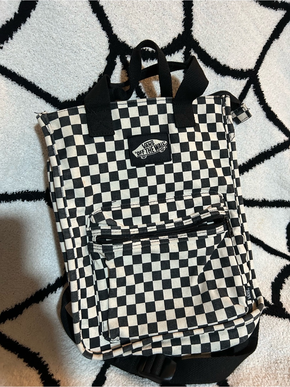Vans checkered backpack